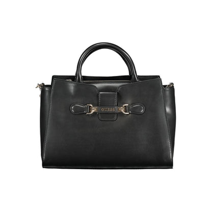 Guess Jeans – Schwarze Polyethylen-Handtasche