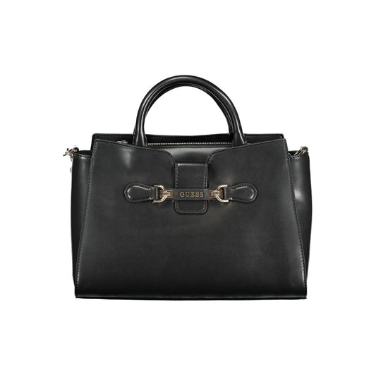 Guess Jeans – Schwarze Polyethylen-Handtasche