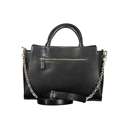 Guess Jeans – Schwarze Polyethylen-Handtasche