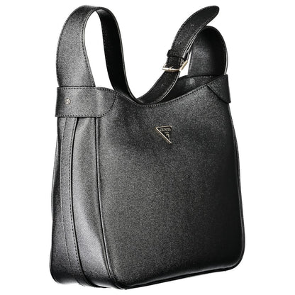 Guess Jeans – Schwarze Polyethylen-Handtasche