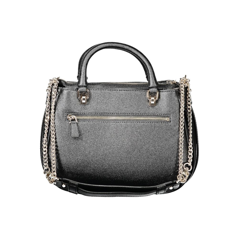 Guess Jeans – Schwarze Polyethylen-Handtasche