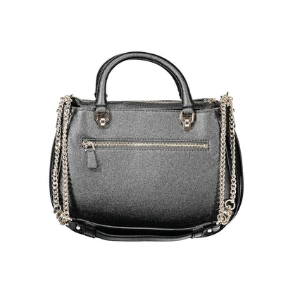Guess Jeans – Schwarze Polyethylen-Handtasche