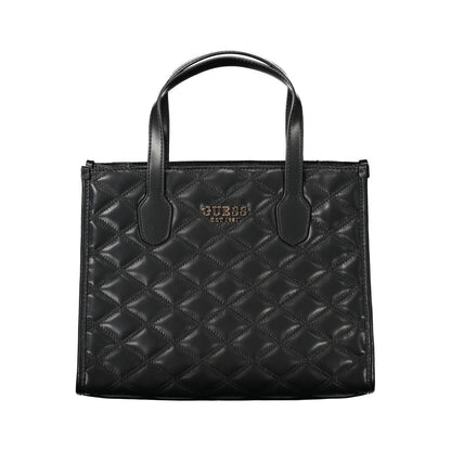Guess Jeans – Schwarze Polyethylen-Handtasche