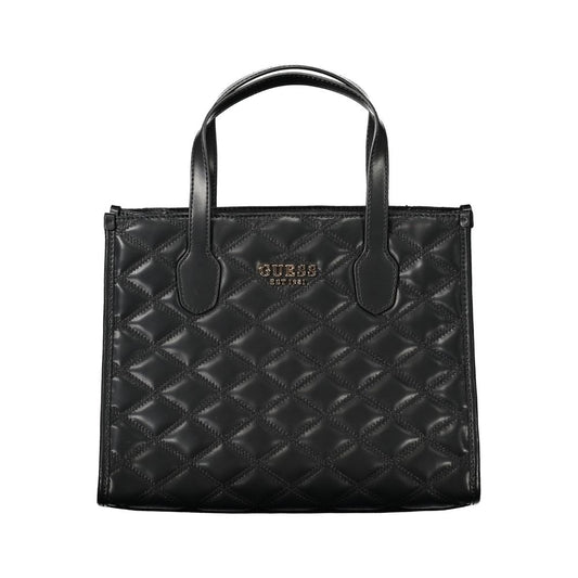 Guess Jeans – Schwarze Polyethylen-Handtasche