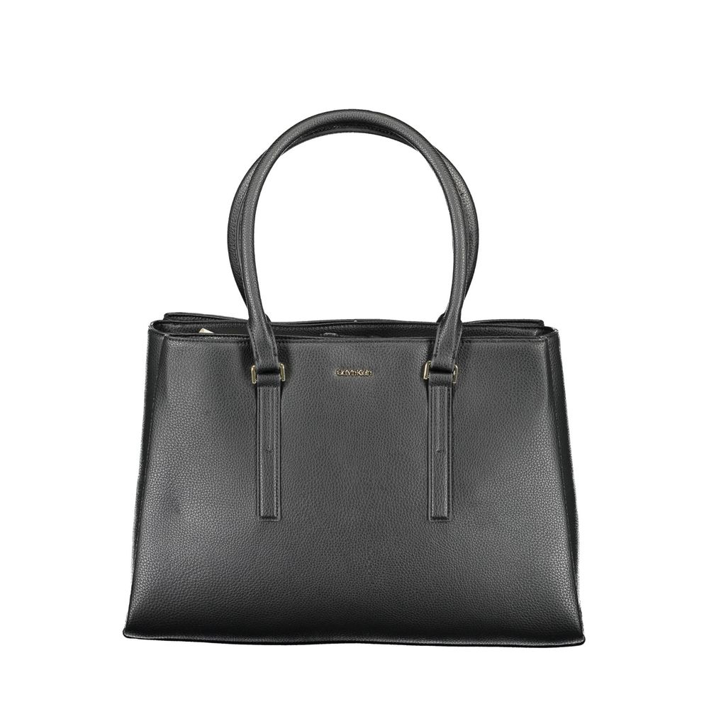 Calvin Klein Schwarze Polyester-Handtasche