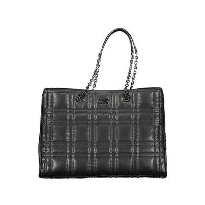 Calvin Klein Schwarze Polyester-Handtasche
