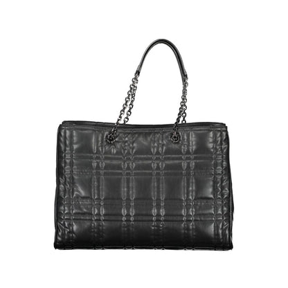 Calvin Klein Schwarze Polyester-Handtasche