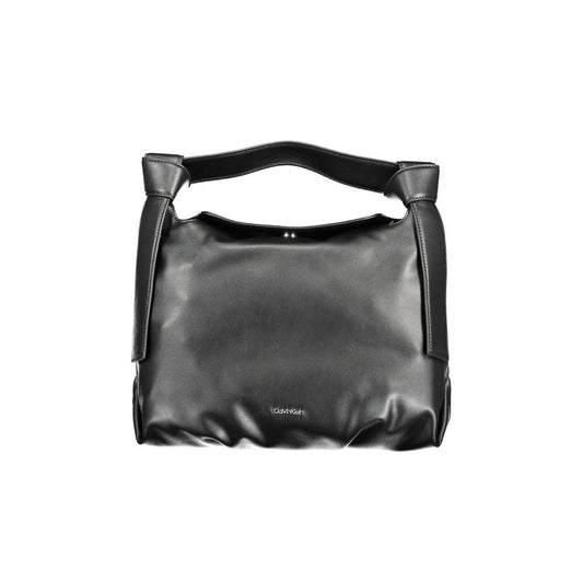 Calvin Klein Schwarze Polyester-Handtasche