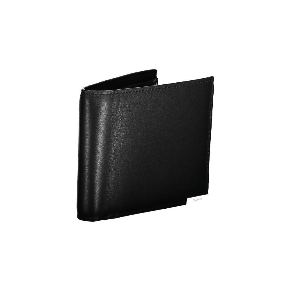 Calvin Klein Schwarze Lederbrieftasche