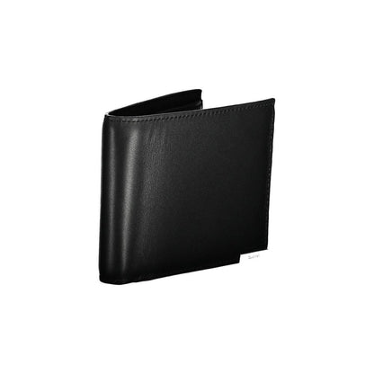Calvin Klein Schwarze Lederbrieftasche