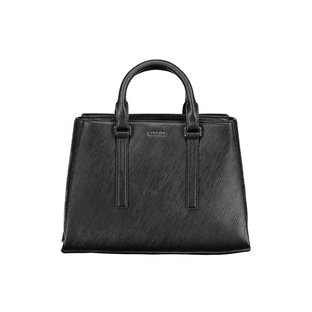 Calvin Klein Schwarze Polyester-Handtasche