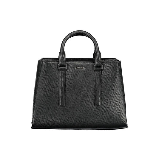 Calvin Klein Schwarze Polyester-Handtasche