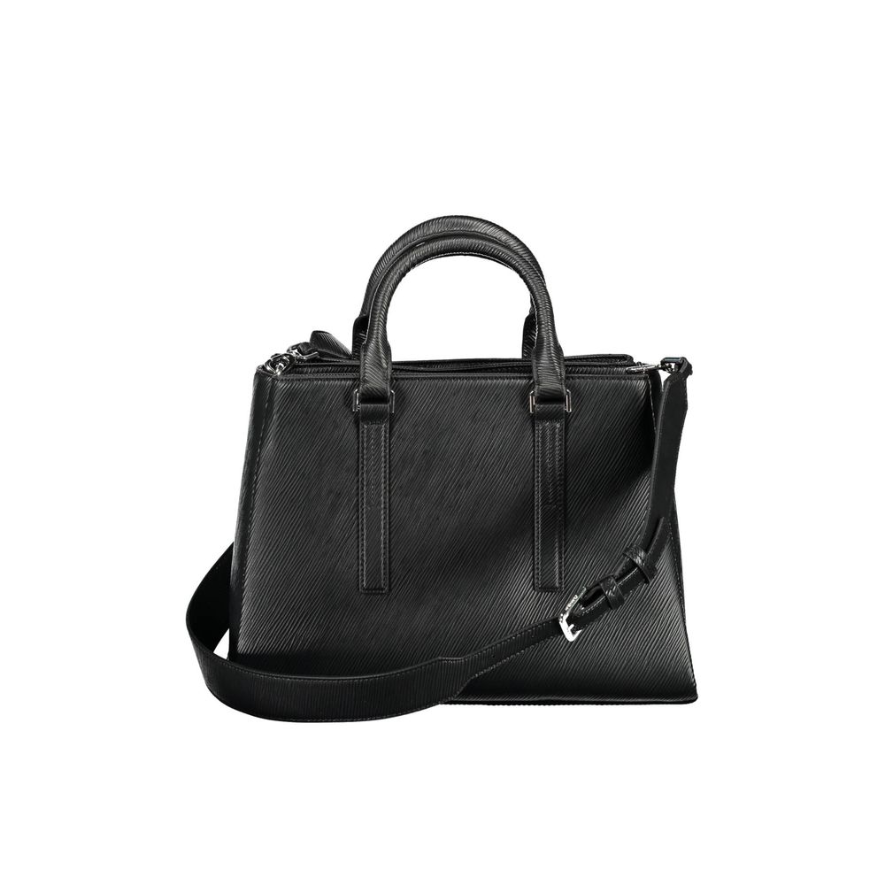 Calvin Klein Schwarze Polyester-Handtasche