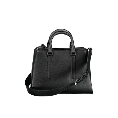 Calvin Klein Schwarze Polyester-Handtasche