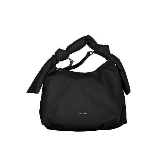 Calvin Klein Schwarze Polyester-Handtasche