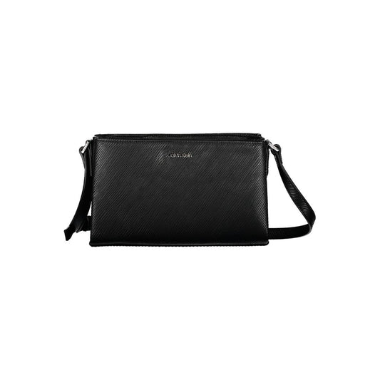 Calvin Klein Schwarze Polyester-Handtasche