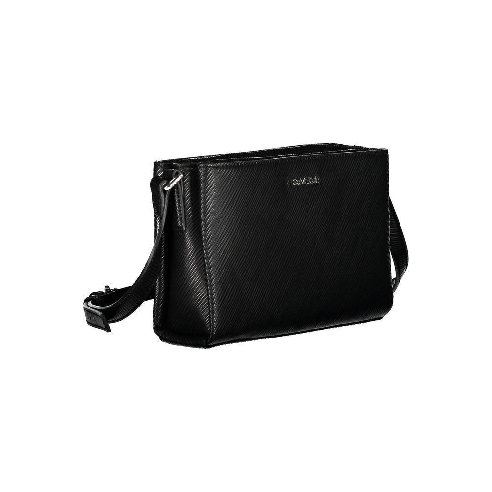 Calvin Klein Schwarze Polyester-Handtasche