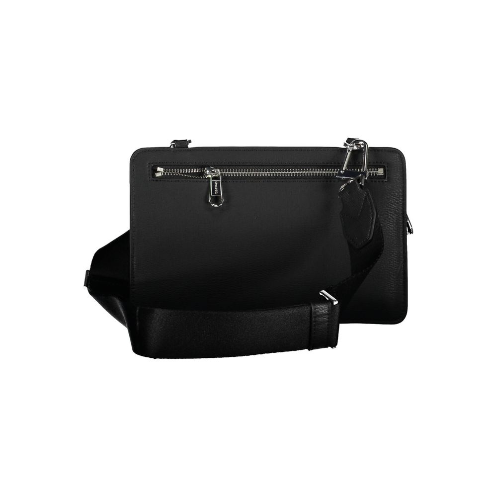 Calvin Klein – Schwarze Polyester-Umhängetasche