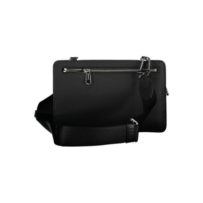 Calvin Klein – Schwarze Polyester-Umhängetasche