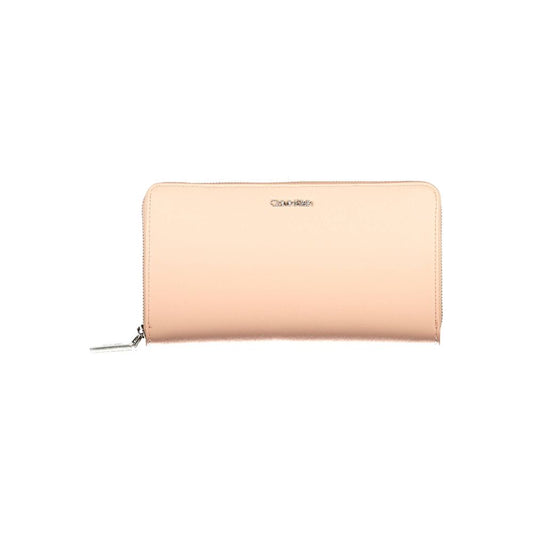 Calvin Klein – Rosafarbene Polyethylen-Geldbörse