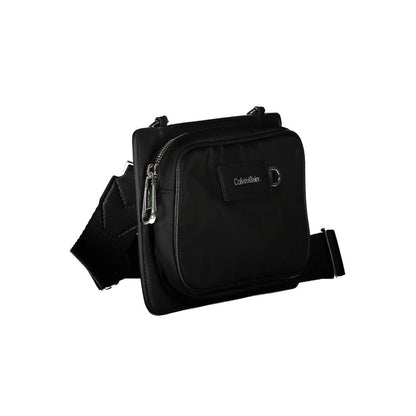 Calvin Klein – Schwarze Polyester-Umhängetasche