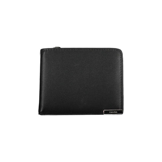 Calvin Klein – Schwarze Polyethylen-Geldbörse