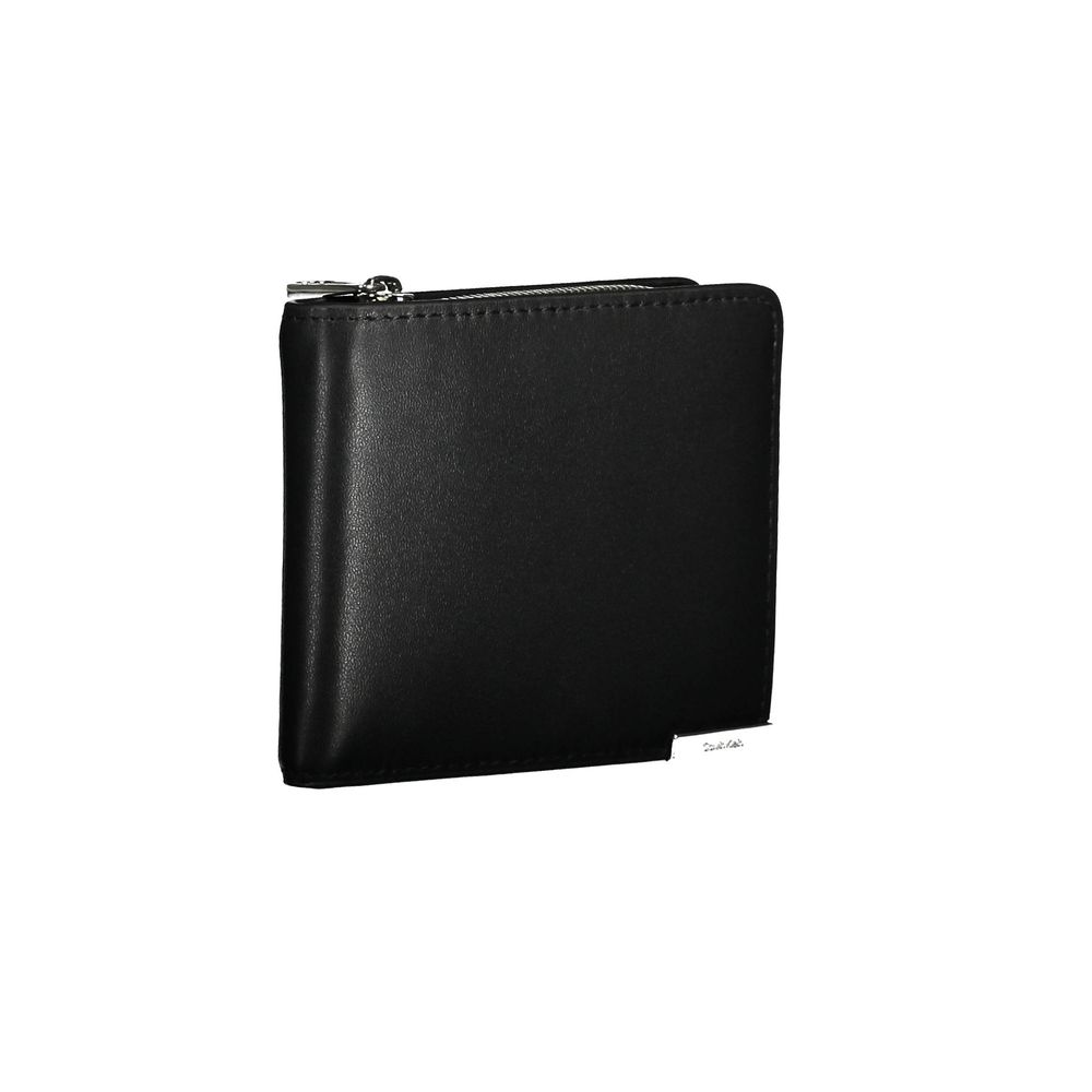 Calvin Klein – Schwarze Polyethylen-Geldbörse