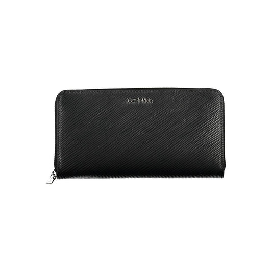 Calvin Klein – Schwarze Polyethylen-Geldbörse