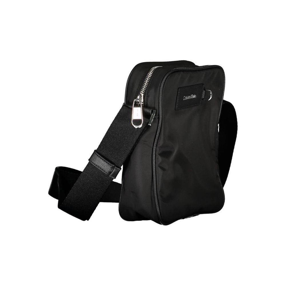 Calvin Klein – Schwarze Polyester-Umhängetasche