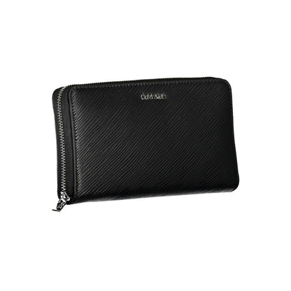 Calvin Klein – Schwarze Polyethylen-Geldbörse