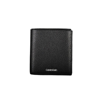 Calvin Klein Schwarze Lederbrieftasche