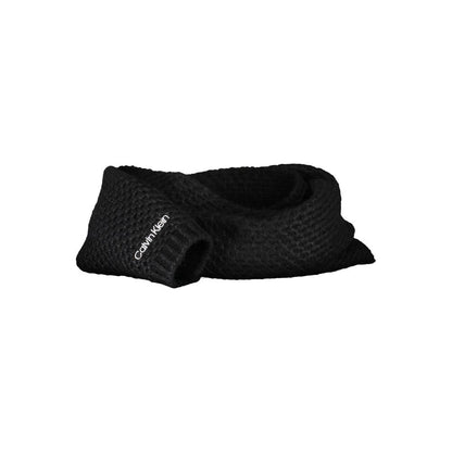 Calvin Klein Schal aus schwarzer Alpakawolle