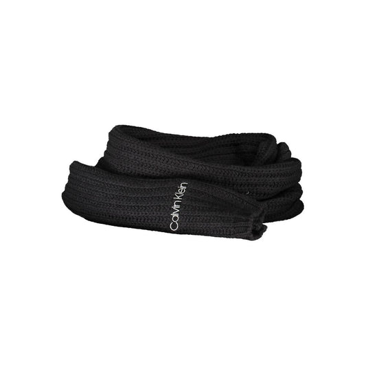 Calvin Klein – Schwarzer Baumwollschal