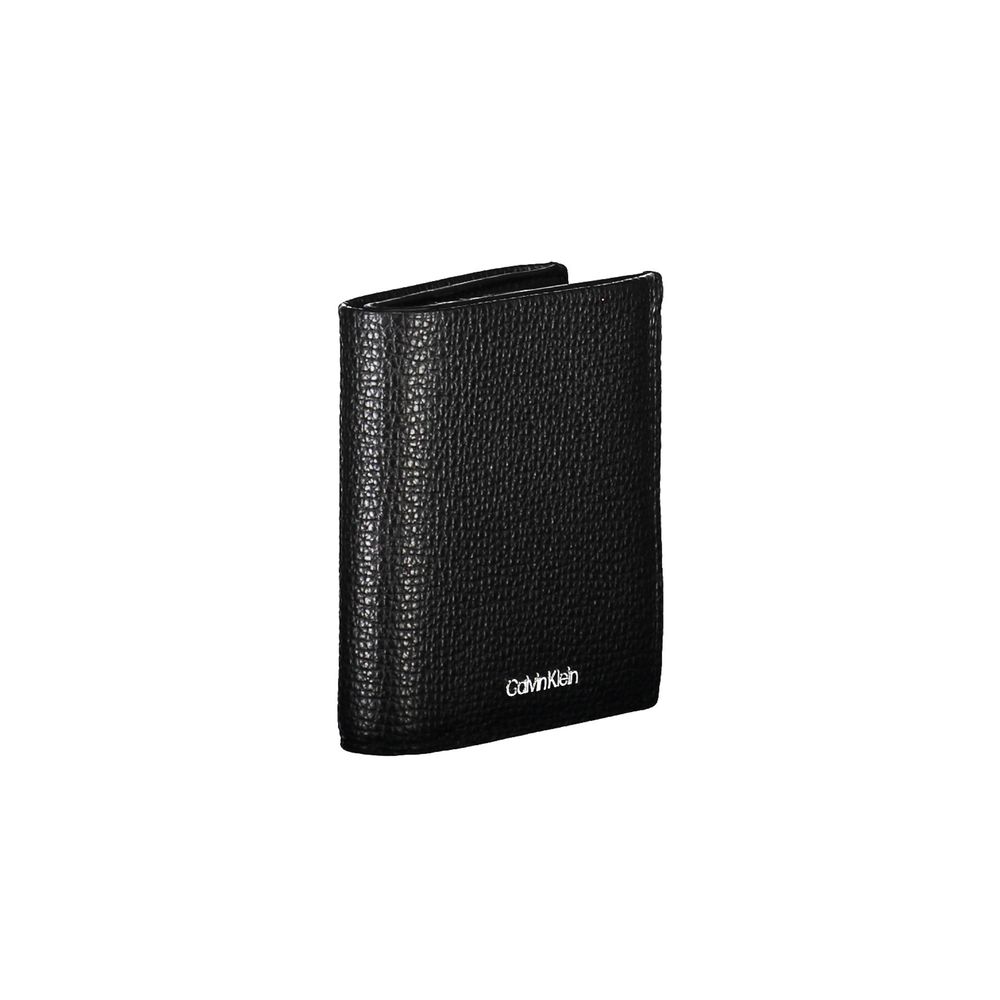 Calvin Klein Schwarze Lederbrieftasche