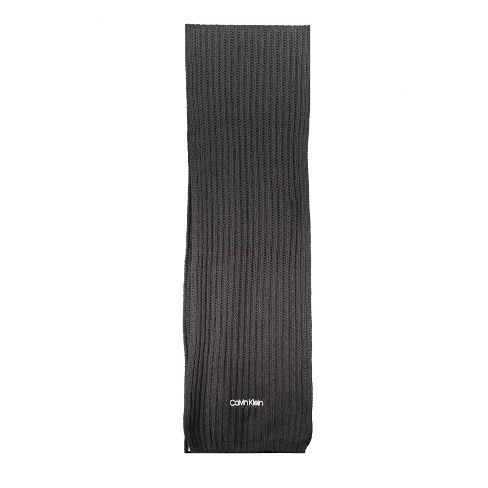 Calvin Klein – Schwarzer Baumwollschal