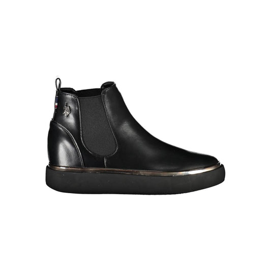 US POLO ASSN. Black Polyester Boot
