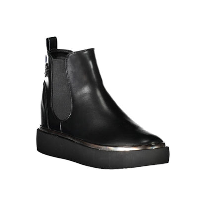 U.S. POLO ASSN. Black Polyester Boot