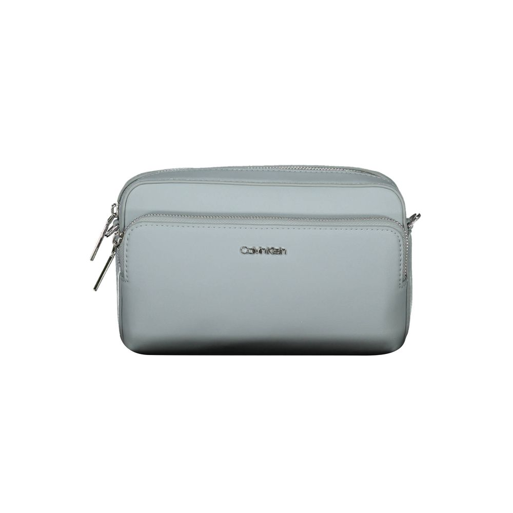 Calvin Klein – Blaue Polyester-Handtasche