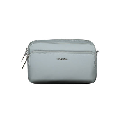 Calvin Klein – Blaue Polyester-Handtasche
