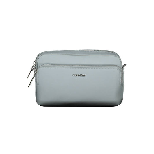 Calvin Klein – Blaue Polyester-Handtasche