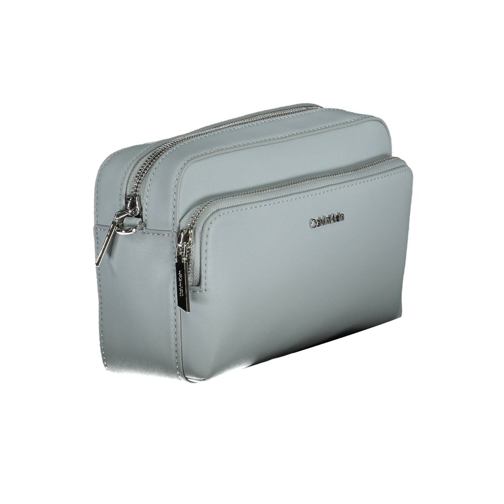 Calvin Klein – Blaue Polyester-Handtasche