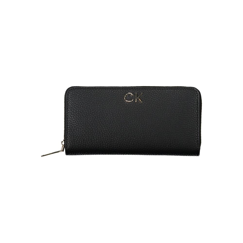 Calvin Klein Schwarze Polyester-Geldbörse