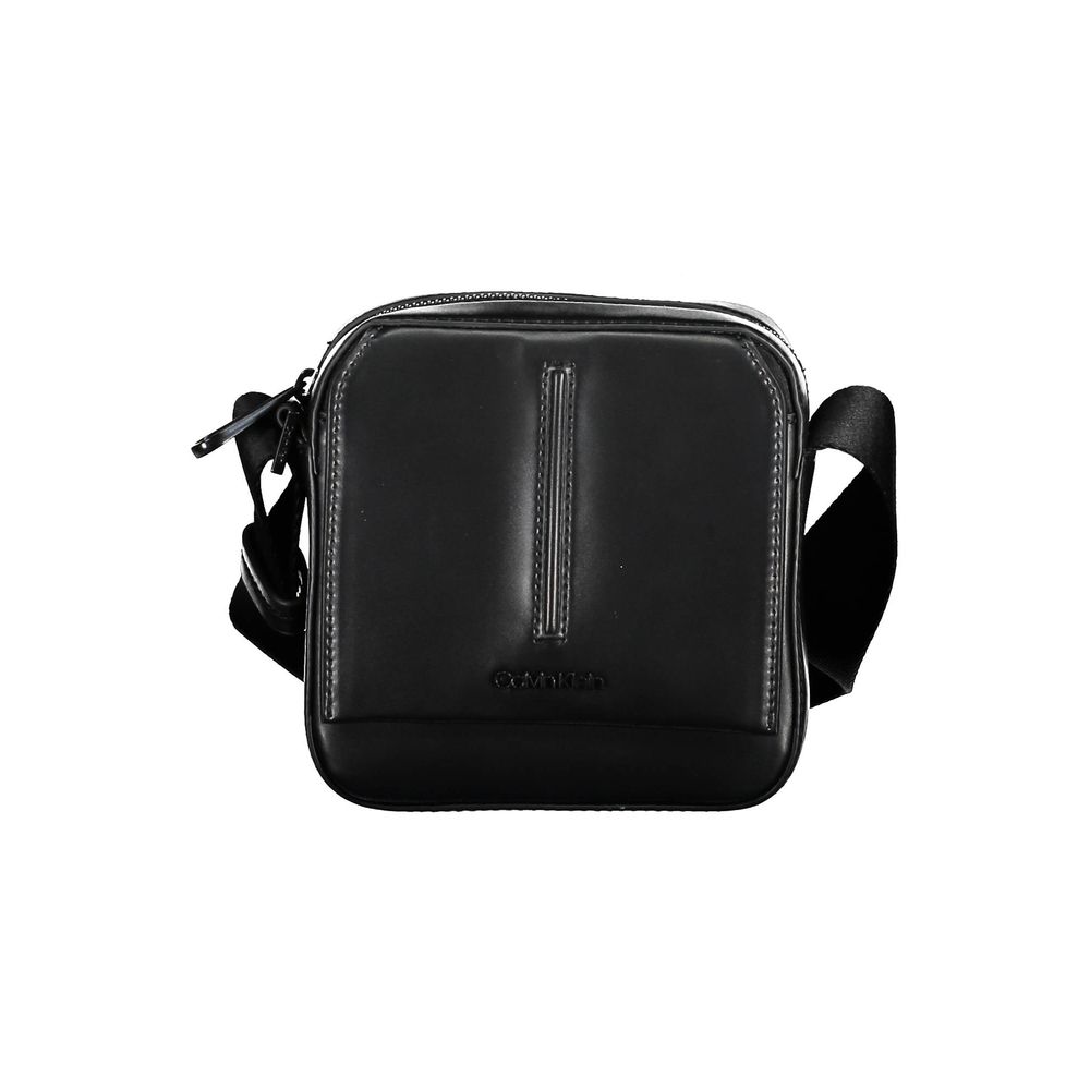 Calvin Klein – Schwarze Polyester-Umhängetasche