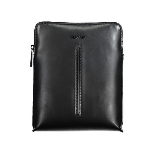 Calvin Klein – Schwarze Polyester-Umhängetasche