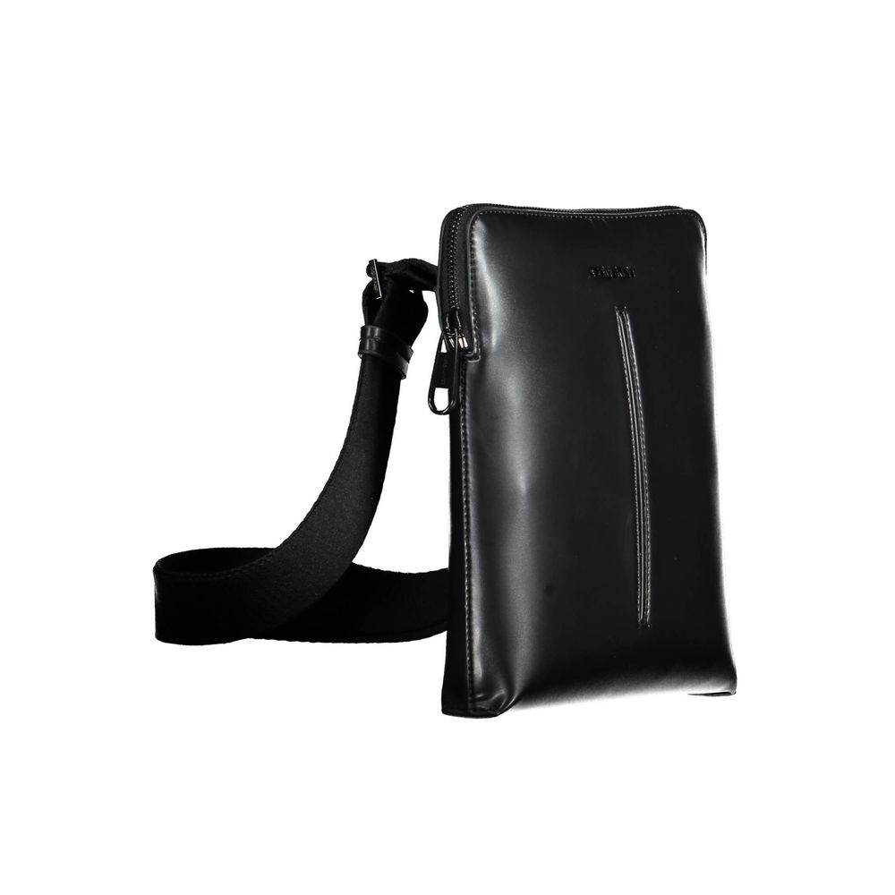 Calvin Klein – Schwarze Polyester-Umhängetasche