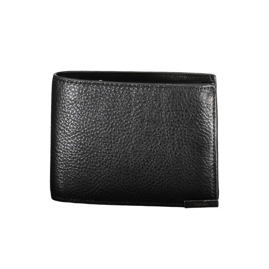 Calvin Klein Schwarze Lederbrieftasche