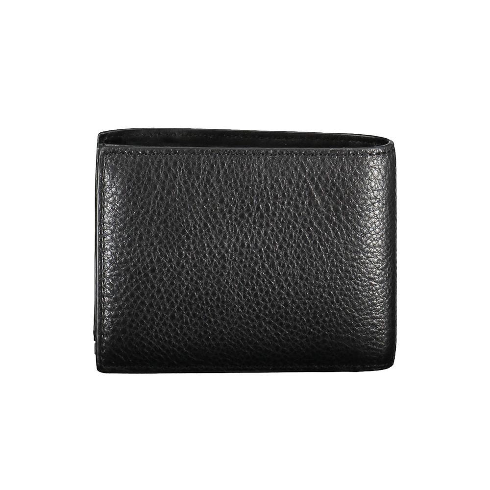 Calvin Klein Schwarze Lederbrieftasche