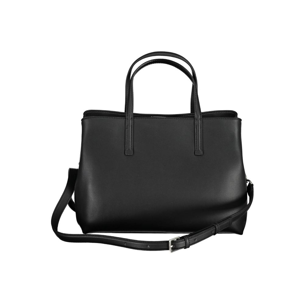 Calvin Klein Schwarze Polyester-Handtasche