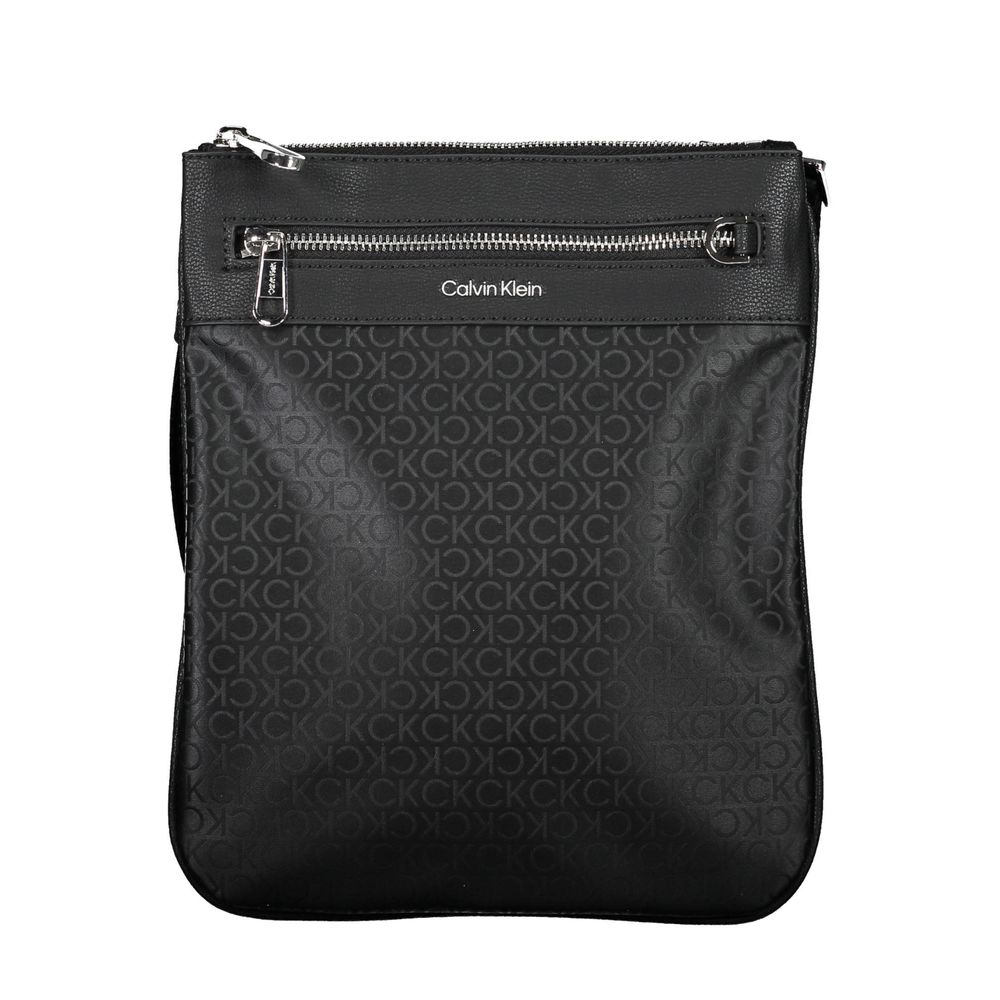 Calvin Klein – Schwarze Polyester-Umhängetasche