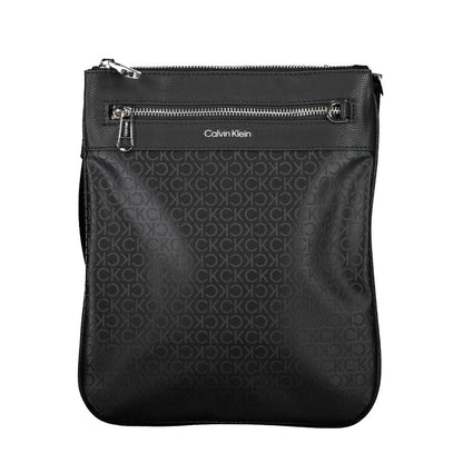 Calvin Klein – Schwarze Polyester-Umhängetasche